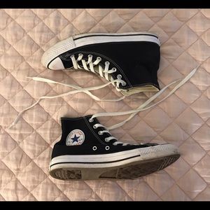BLACK HIGHTOP CONVERSE